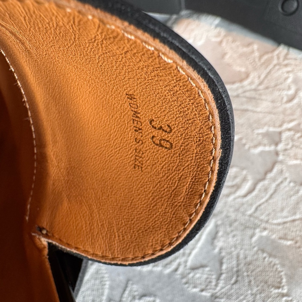 Tod's Shiny Black Leather Slip-On Loafers - Picture 7 of 8